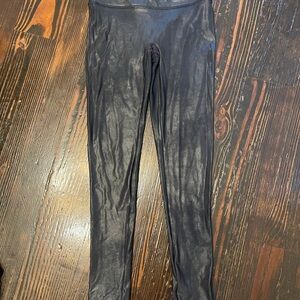 Spanx Black Faux Leather Leggings